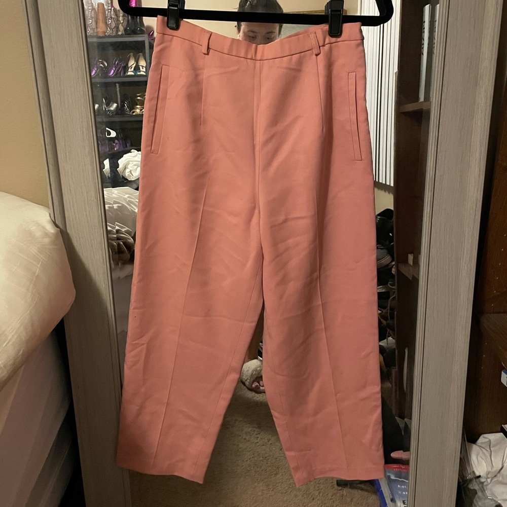 VINTAGE Light Pink Pendleton 100% Wool Trousers